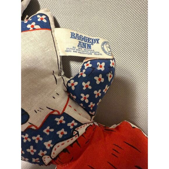 Raggedy Ann Knickerbocker Mini Beanie Doll Vintage 6” - Picture 4 of 5